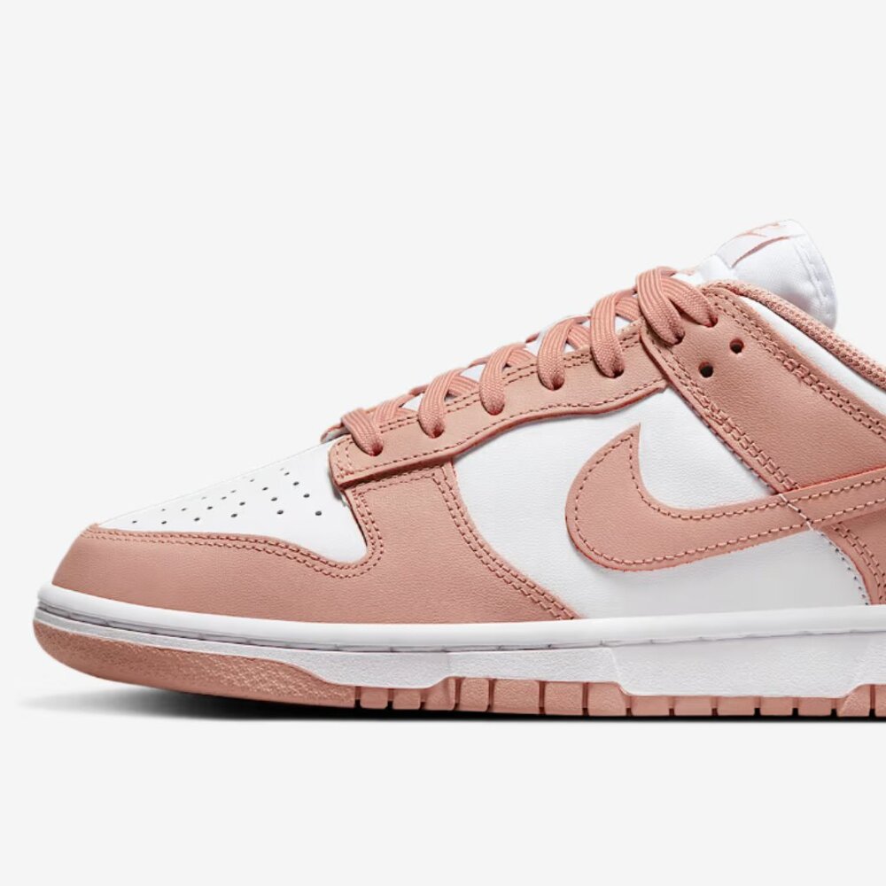 Women's Pink and White Sneakers